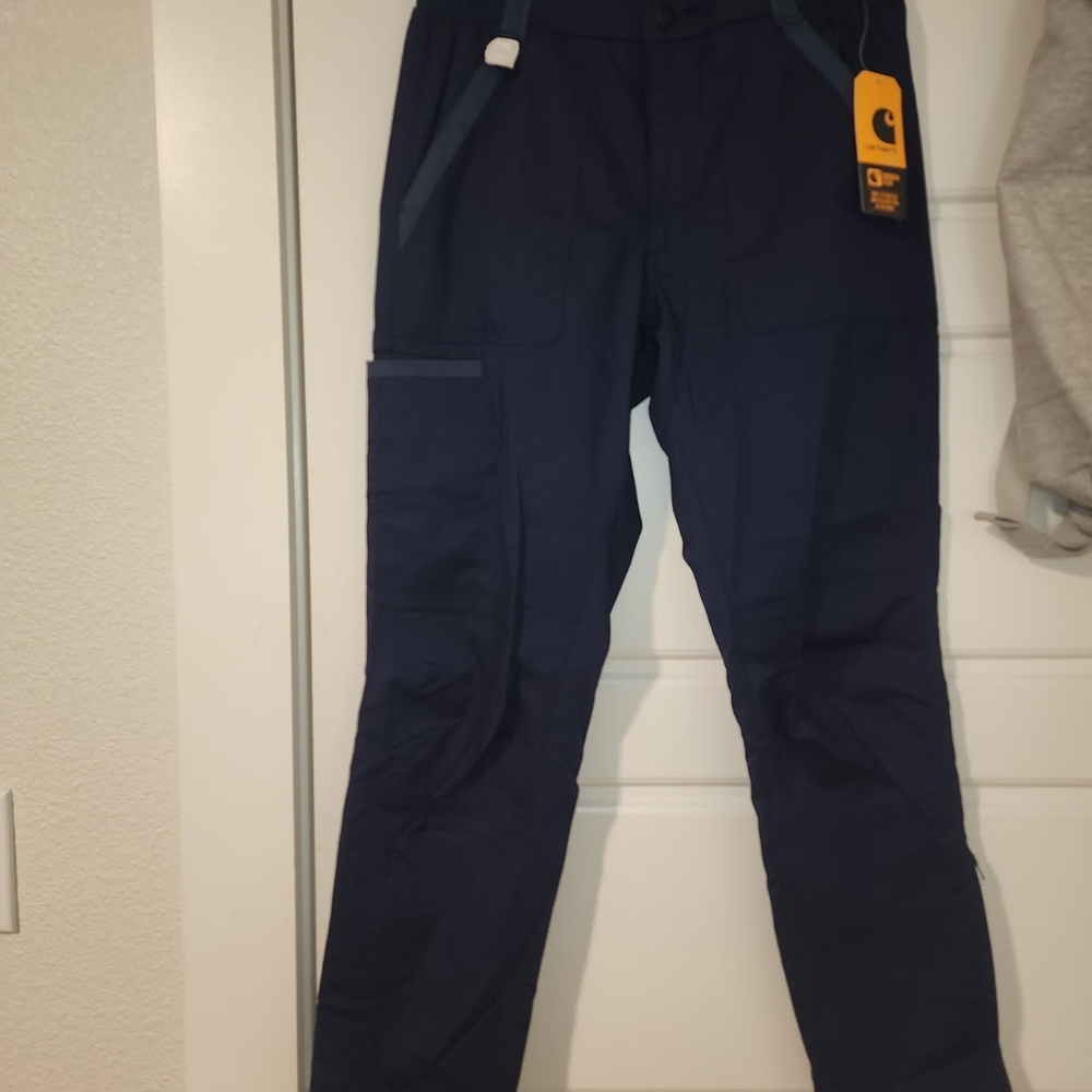 Carhartt Women's Dark Blue Straight Leg Pants
